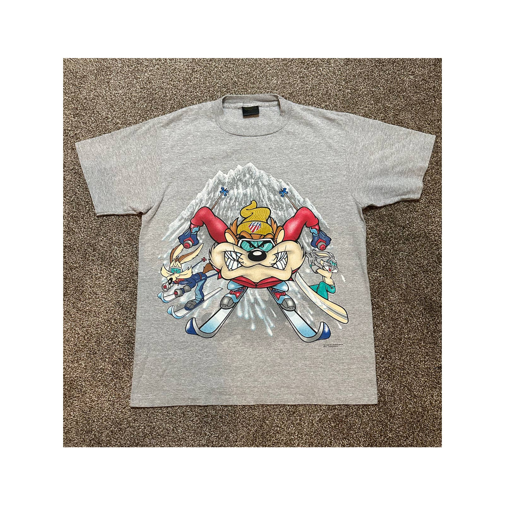 Vintage 1997 TAZ skiing T-Shirt